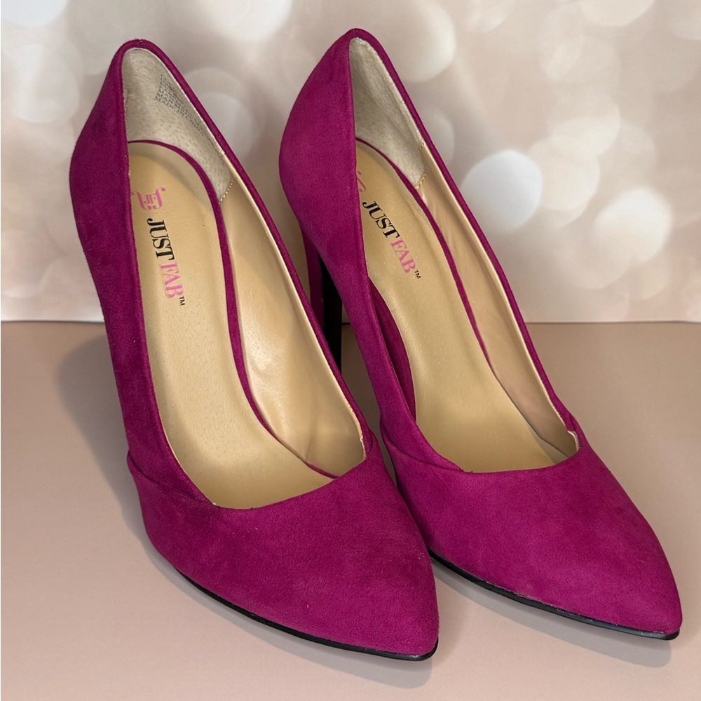 JustFab Women's Fuchsia Heels